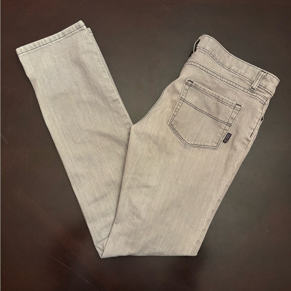 Patagonia Jeans Womens 35x31 Gray Low Rise Straight Leg Zip Fly  Outdoors Hiking